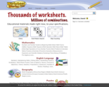 Worksheet Builder from Worksheet Works