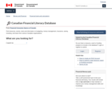 Canadian Financial Literacy Database