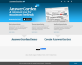 AnswerGarden  ...- Plant a Question, Grow Answers! Generate a live word cloud with your audience.