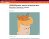 Three Brain-Based Teaching Strategies to Build Executive Function in Students