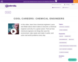 Cool Careers: Chemical Engineers