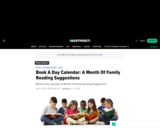 Book A Day Calendar: A Month Of Family Reading Suggestions