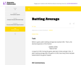 6.NS Batting Average