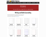 Asymmetric and Specialty Grid Paper PDFs