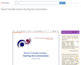 Parent Friendly Schools— Starting the Conversation - 5 Tools for Schools