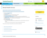 Government of Saskatchewan Mental Health & Addictions Services