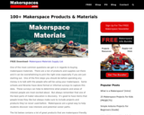 100+ Makerspace Materials & Products w/ Supply List