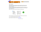 Web Math Minute