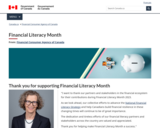 Financial Literacy Month - Government of Canada