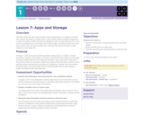 CS Discoveries 2019-2020: Problem Solving Lesson 1.7: Apps and Storage