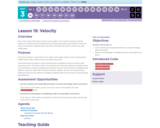 CS Discoveries 2019-2020: Interactive Animations and Games Lesson 3.15: Velocity