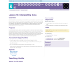 CS Discoveries 2019-2020: Data and Society Lesson 5.13: Interpreting Data