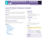 CS Discoveries 2019-2020: Physical Computing Lesson 6.16: Project - Prototype an Innovation