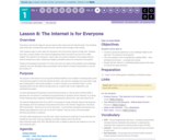 CS Principles 2019-2020 1.8: The Internet Is for Everyone
