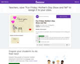 Fun Friday: Mother's Day Show and Tell