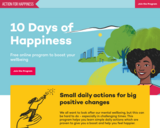 10 Days of Happiness from Action for Happiness