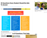 26 Questions Every Student Should Be Able To Answer