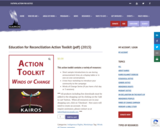 Education for Reconciliation Action Toolkit (pdf) (2015)