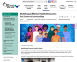 Multilingual Mental Health Resources for Diverse Communities