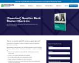 SEL - Question Bank: Student Check-ins (Grade 3-12)