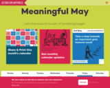 Meaningful May 2021 - Action for Happiness