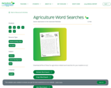 Agriculture Word Searches