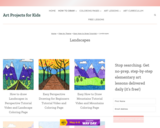 Drawing: Art Projects for Kids - Landscapes
