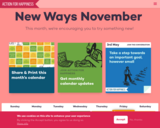 New Ways November 2021 - Happiness Calendar