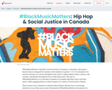 #BlackMusicMatters: Hip-Hop & Social Justice in Canada (Gr. 7-12)