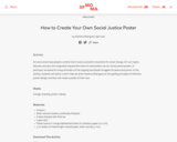 How to Create Your Own Social Justice Poster