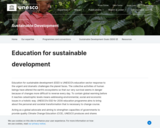 Sustainable Development Goals - Resources for educators  - UNESECO K-12
