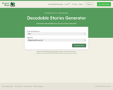 Free Decodable Story Generator for the Science of Reading