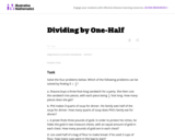 Dividing by One-Half