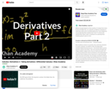 Calculus: Derivatives 2