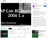Calculus: Ap Calculus BC Exams: 2008 1 A