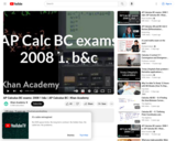 Calculus: Ap Calculus BC Exams: 2008 1 B&C