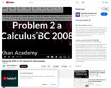 Calculus: Calculus BC 2008 2 A