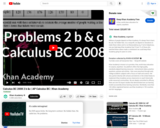 Calculus: Calculus BC 2008 2 B&C
