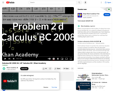 Calculus: Calculus BC 2008 2D