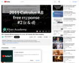 Calculus: 2011 Calculus Ab Free Response #2 (c & D)