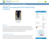 Design a Carrying Device for People Using Crutches