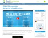 Make That Invisible! Refractive Index Matching