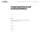 Comparing Rational and Irrational Numbers