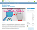 Design Step 2: Research the Problem