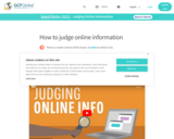 Judging Online Information Tutorial