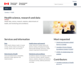 Health science, research and data