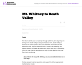 Mt. Whitney to Death Valley