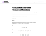 Computations with Complex Numbers