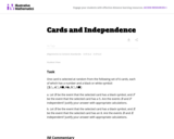 Cards and Independence
