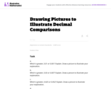 5.NBT Drawing Pictures to Illustrate Decimal Comparisons
